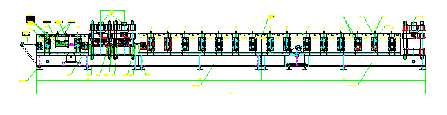 Expressway Guardrail Post Machine, Post roll forming machine