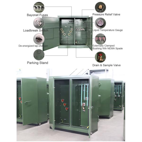Three Phase Pad Mounted Transformer installation example