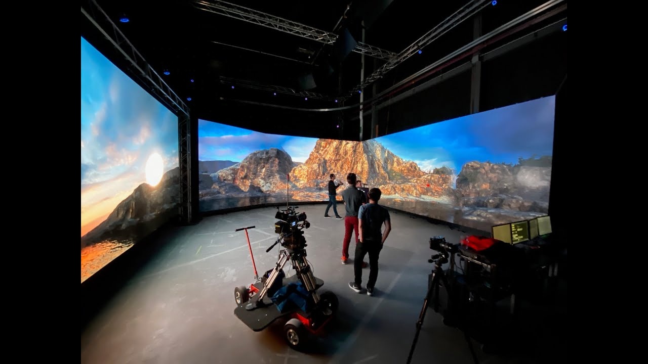 Studio Unreal Engine Immersive Stage HD Led Display P2.6 3D XR VR Movie Production