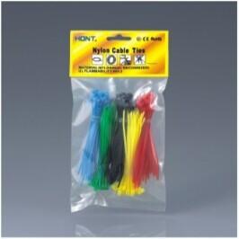 China Tag card polybag package nylon cable ties wholesale