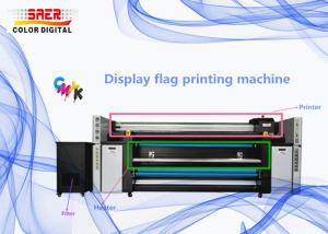 China CMYK Displays Flag Inkjet Textile Printing Machine 1440dpi wholesale