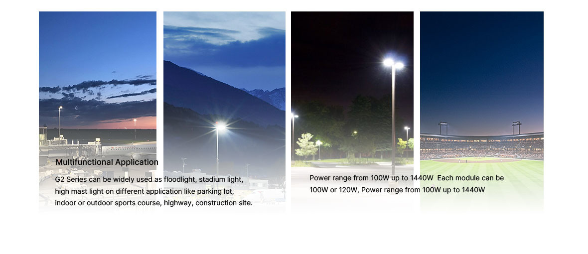 360w Outdoor LED Flood Light For Badminton Court CRI Floodlight