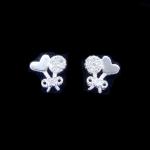 925 Silver Fashion Jewelry 925 Pure Silver Jewelry Crab Shaped Stud Earrings