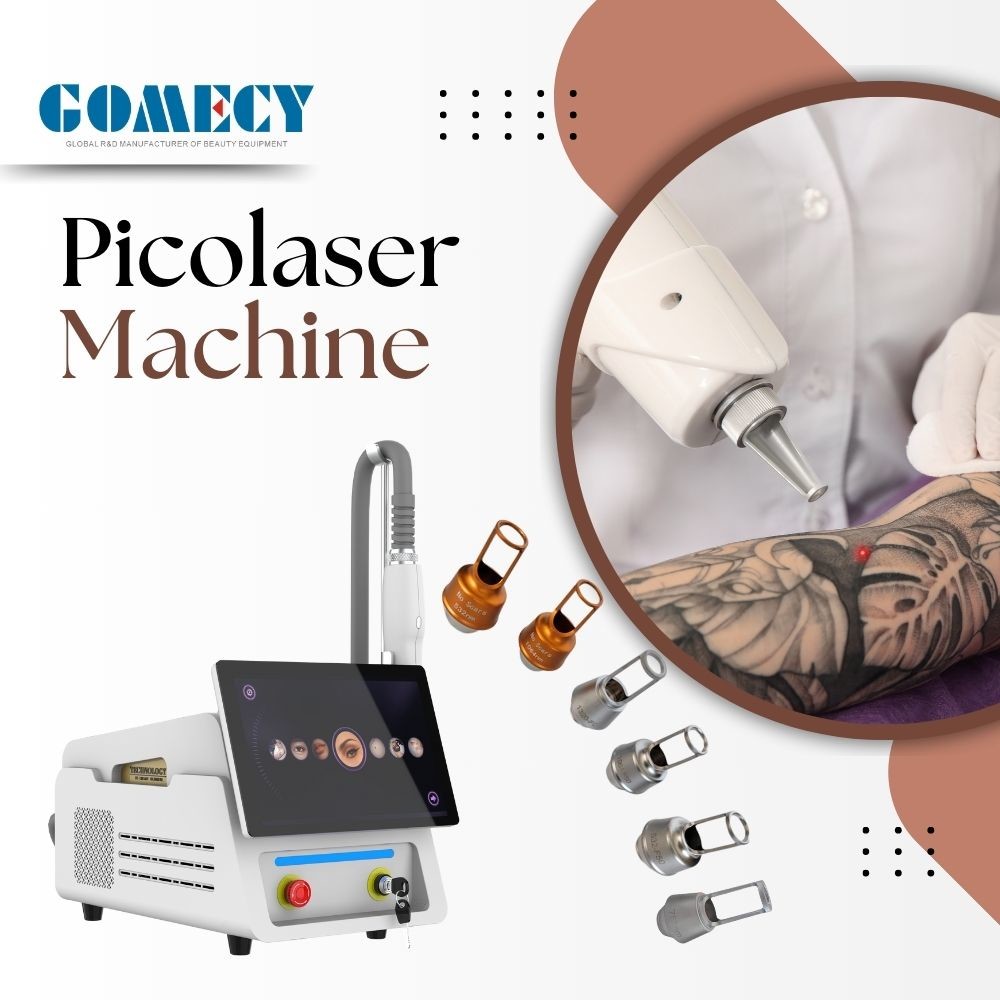 Picosecond Laser Tattoo Removal Machine Nd Yag Tattoo Remove Machine Picolaser Laser Pico Q-switch Carbon Laser Peel Machine