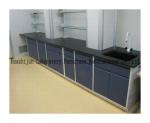 Wall Mounted Steel Lab Furniture , Alkali Resistant Lab Working Table