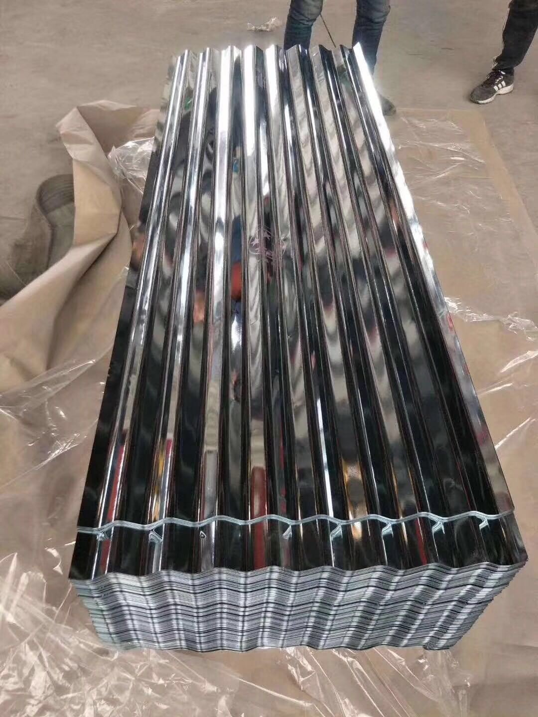 High quality color galvanized zinc coat corrugate steel roof sheet roofing tile