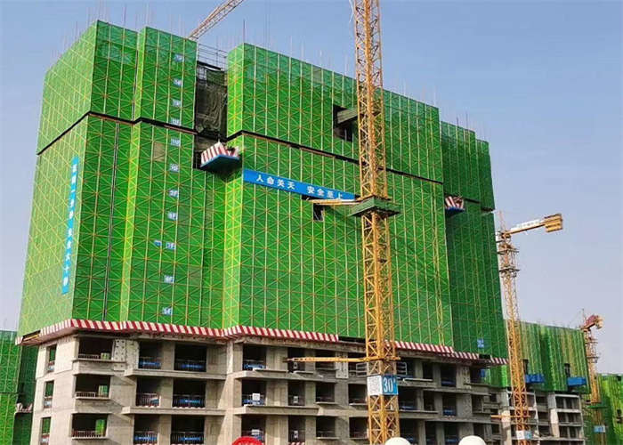 Perforated Metal Plate Climbing Perimeter Protective Safety Screens For Building Site