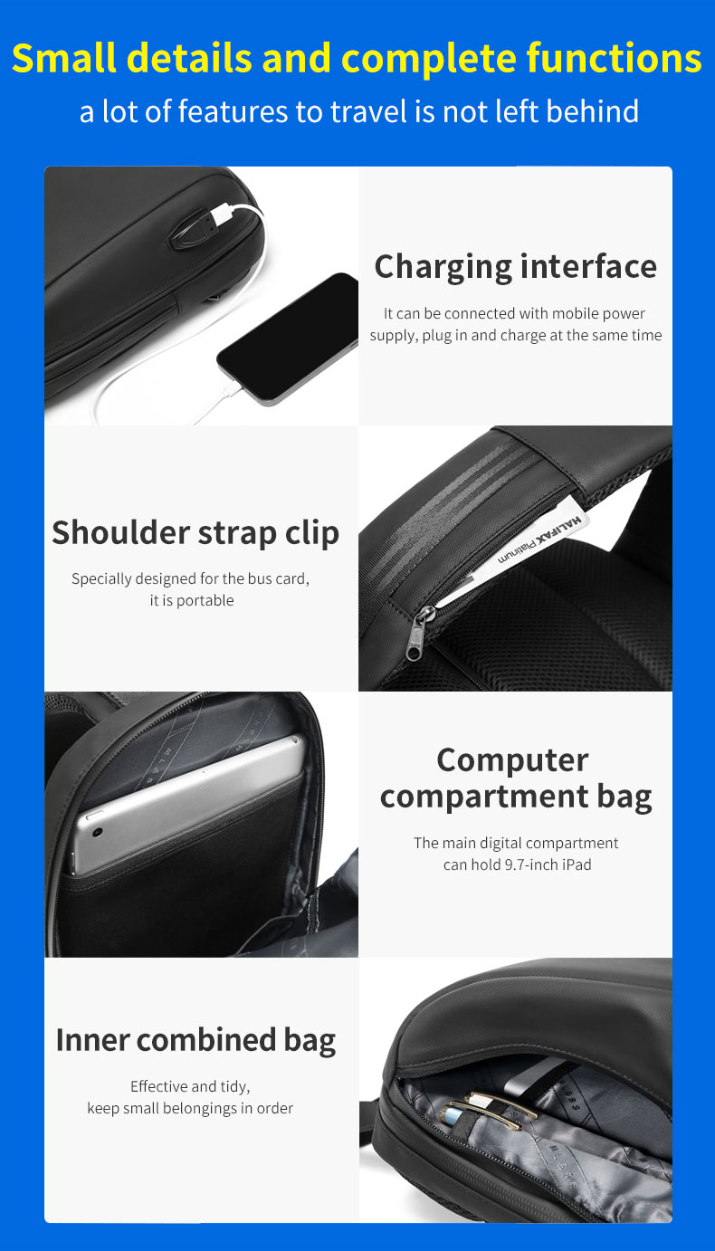 Wholesale customized logo fashion Men Sling Bag Luxury Mini chest Crossbody Bag Small Messenger Bag Crossbody For Men
