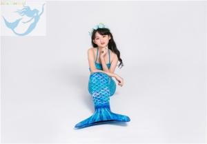 China Anti -UV Realistic Looking Mermaid Tails Aqua Color Lasting Long Time wholesale