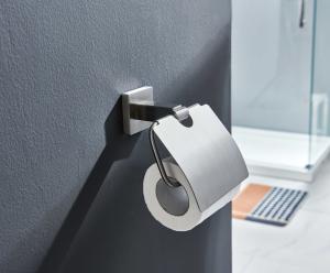 China Solid Bathroom Hardware Set Modern Tissue Toilet Roll Holder wholesale