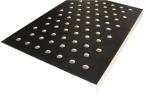 Eco Friendly Perforated Wood Acoustic Panels Polyester Fabric Fiber PET Acoustic