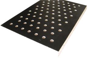 China Eco Friendly Perforated Wood Acoustic Panels Polyester Fabric Fiber PET Acoustic Panels wholesale