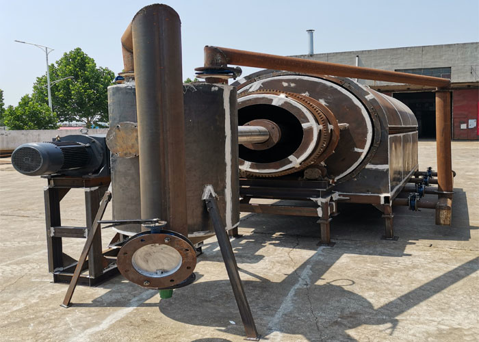 9m3 Rotary Type Charcoal Carbonization Machine 800kg/H