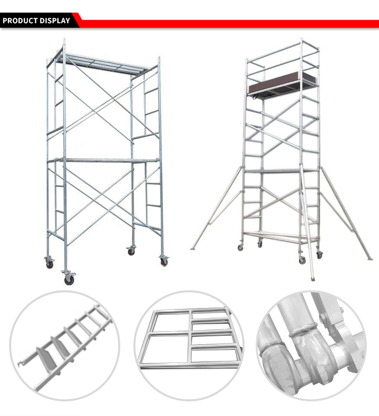 Ringlock System 8m aluminium scaffold movable scaffolding platform Tower