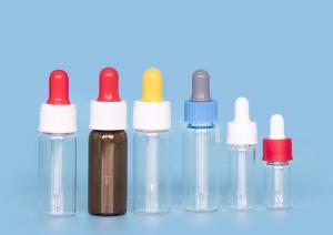 China Plating Lead Free Serum 10ml YBB Glass Dropper Bottles wholesale