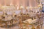 Hot sale Wedding Party Banquet Golden Stainless Steel Dining Chair