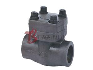 China OEM 1 Inch Swing Check Valve ,  Forged Carbon Steel Socket Weld Check Valve wholesale
