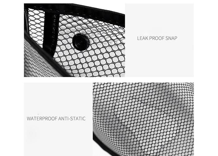 Anti - Static Transparent PVC Bag EVA Mesh Fabric Stylish BV Certificated