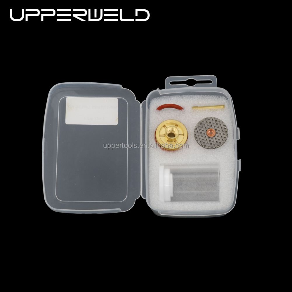 WP17 18 26 Tig Welding Torch Accessories Straight-sided Glass Nozzle Kit for Tig