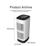 60CFM UV Hepa Household Air Purifier Ionizer Air Cleaner ODM