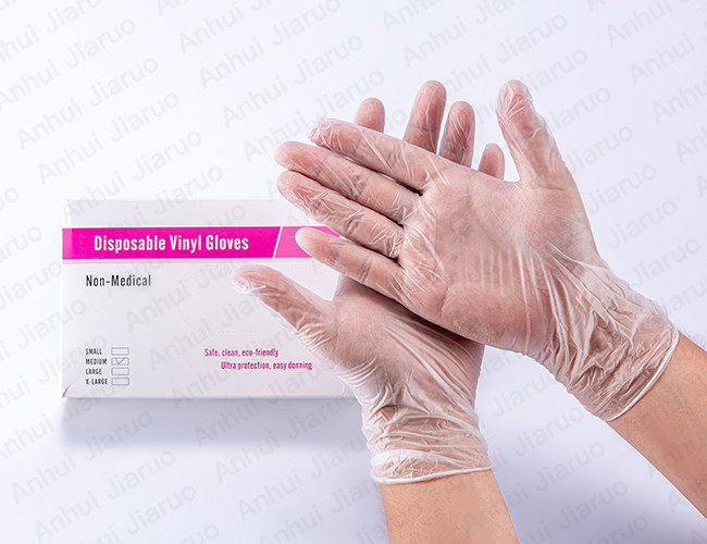 Ambidextrous Non Medical Disposable Vinyl Gloves With Powdered Free S M L XL