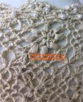 Blouse Vintage Sleeve, White Black Crochet Casual Shirts Tops, tops, crocheted