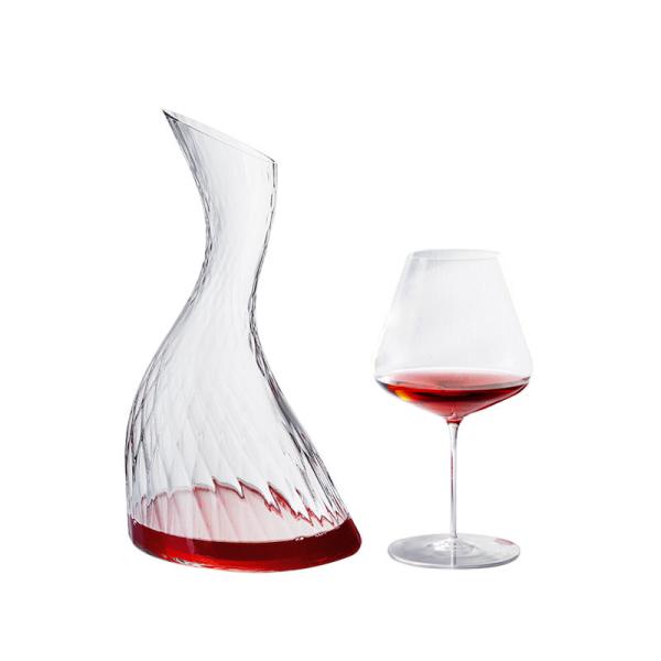 Wholesale Wine Decanter Hand-Blown Lead-Free Crystal & Aerator | 750ml Bulk Carafe for Distributors
