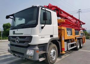 China Truck Mounted Concrete Pump Zoomlion 49m Benz Used Concrete Pump Truck wholesale