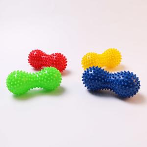 China 5 Inch Thorn Double Lacrosse Peanut Massage Ball Relieve Fatigue wholesale