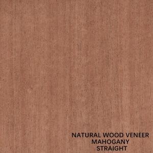 China Straight Grain Natural Mahogany Wood Veneer For Furniture And Music Instruments wholesale