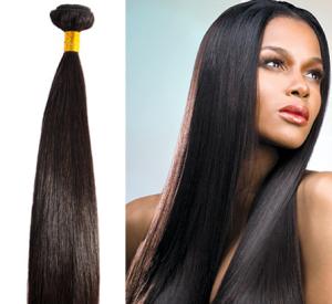 China No Chemical Unprocessed Human Hair Bundles / Silky Straight Remy Hair wholesale