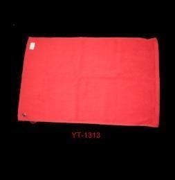 China 100% Cotton Golf Towel in Red Color with Hook as Yt-1313 wholesale