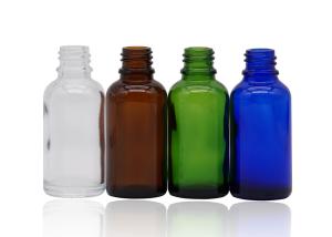 China Clear Amber Green Blue Colorful Cosmetic Dropper Bottles All Volume 18mm Neck Size wholesale