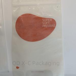 China Non Woven Zipper Small Black Pants Booty Pants Ziplock Bag Towel Underwear Leggings Clothing Bag wholesale