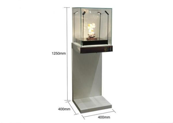 Small Glass Display Cabinet , Jewelry Shop Display (L) 400 X (W) 400 X (H) 1450