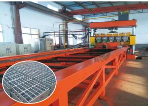 China 9s/times Grating Welding Machine , 6m Wire Mesh Welding Line wholesale