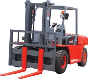 China 2200r/Min 10t Logistics Machinery 4 Wheel Electric Forklift wholesale