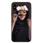 Lightweight Designer Cell Phone Cases Black Islamic Hijab Girls Gift Anti Shock