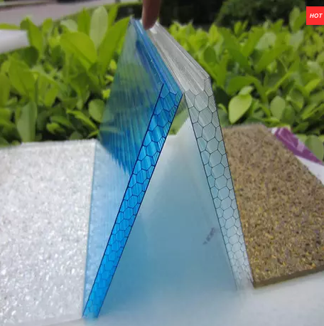 Outdoor Modern 10mm PC Sheet Heat Insulation Hollow Sheet Plastic Twin Wall