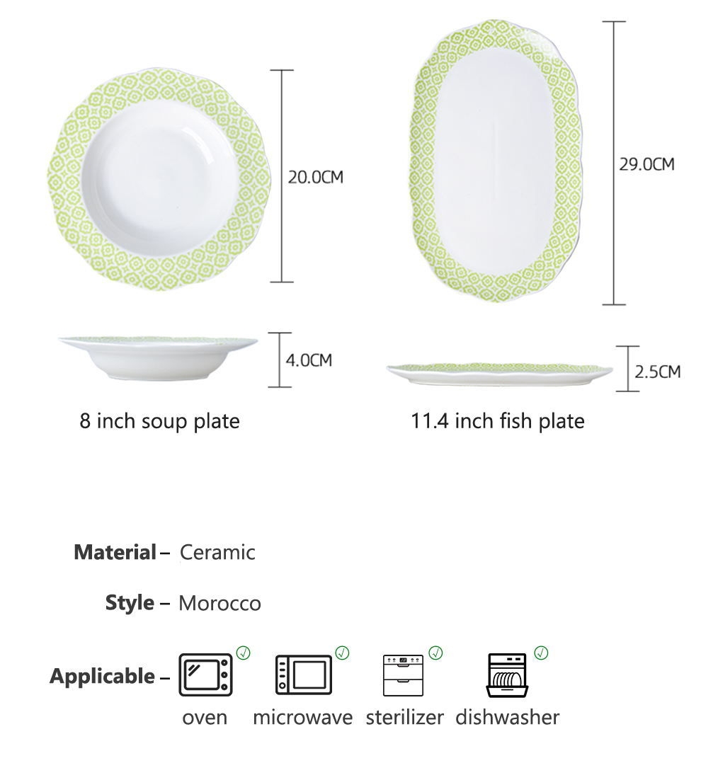 Custom Ceramic Fish Plate Porcelain Fish Shape Oval Plate 11.5 Inch For Hotel Restaurant