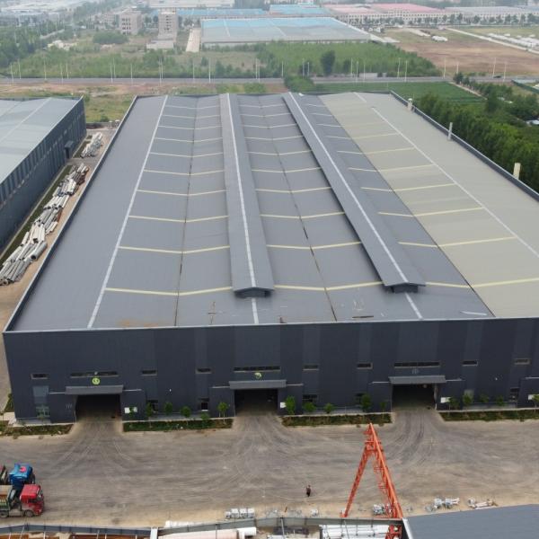 Hot Rolled Q345B Steel Structure Warehouse with 50-Year Lifespan
