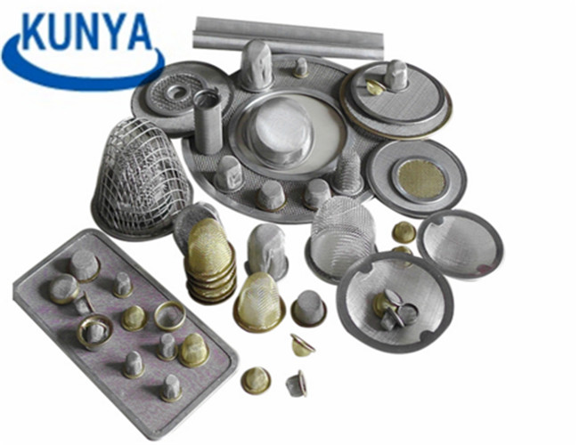 1um Flat Round Metal Sinter Wire Mesh Discs Pouching Stamping