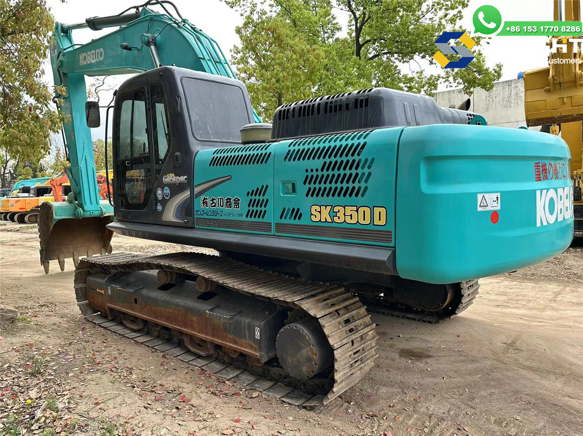 35 Tons High Quality Used Kobelco SK350 Excavator Original Engine Large Excavator Secondhand Komatsu SK350 Excavator