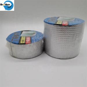 China Waterproof Butyl Rubber Tape Single Side Aluminum Foil Rubber Tape High Stick for Leakage Repairing wholesale