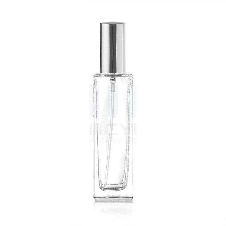 Crimp Spray Pump Perfume Glass Bottle 50ml / 100ml For Cosmetic Usage