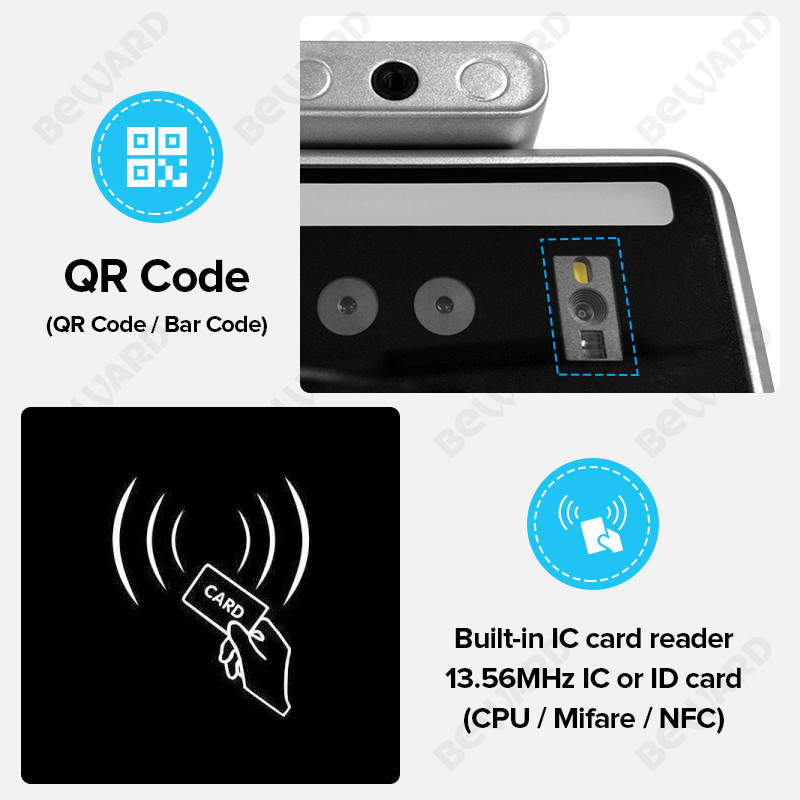 Touchless ±0.4℃ Face Recognition Alarm System