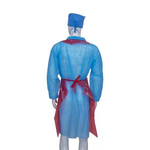 China Kitchen Disposable Plastic Apron Waterproof Anti Oil Sleeveless PE Apron wholesale
