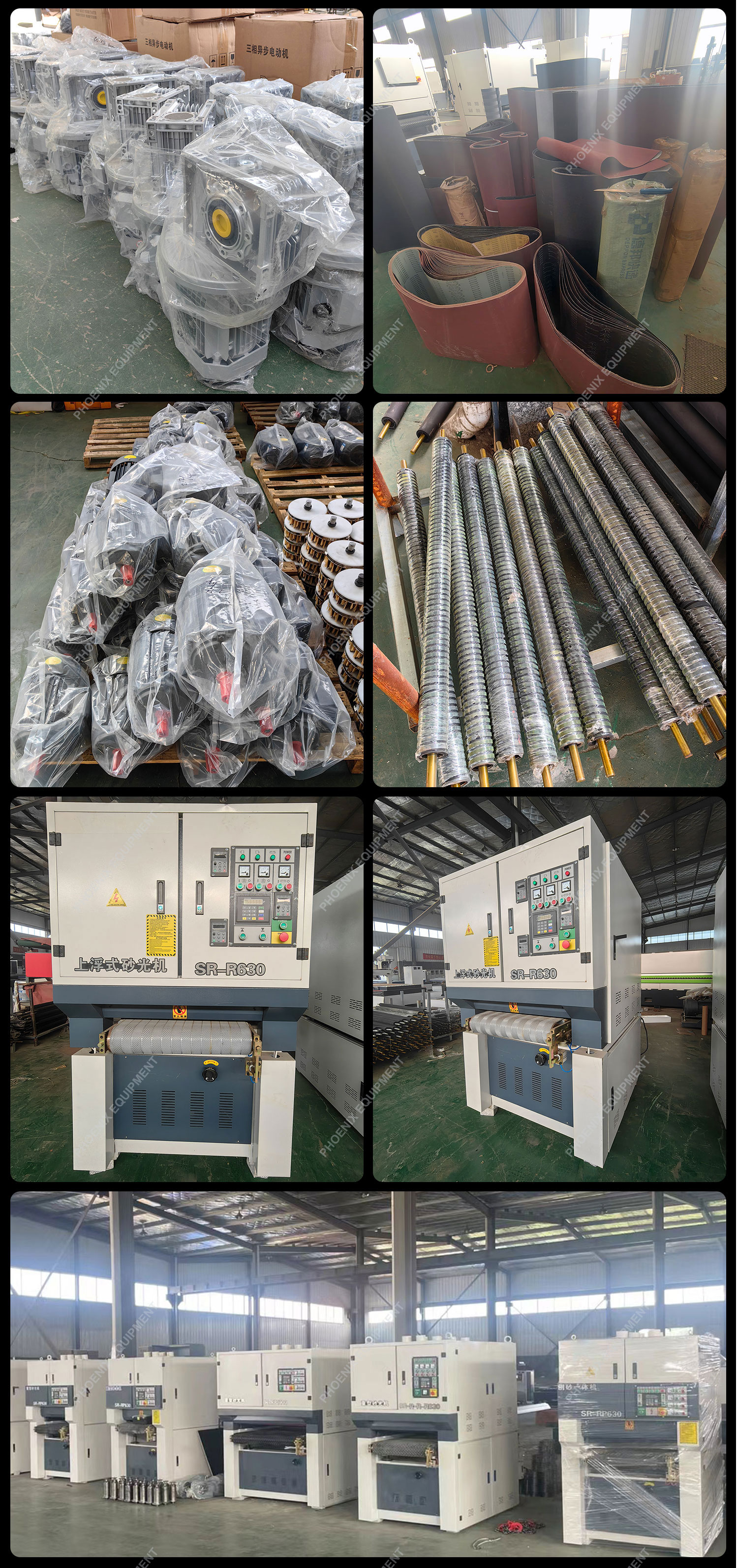 Wood Door and Cabinet Door Floating Lacquer Sander Line with 280mm Working Length