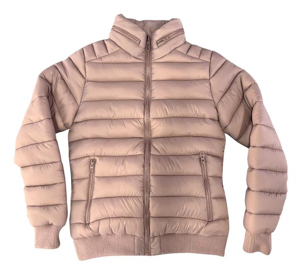 wholesale custom woman winter padded clothes lady warm down zipper jackets girl
