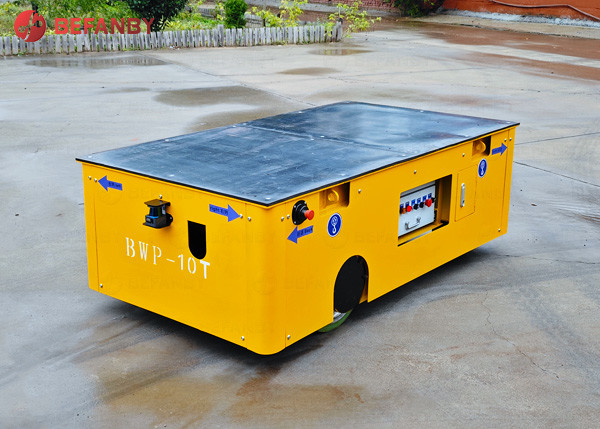 25T CE Certified Flatbed Steerable Transfer cart